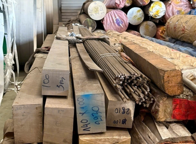 THANH LÁP VUÔNG ĐẶC INOX 304|316 - 120x120|Stainless Steel Square Bar 120 x 120 - 304|316