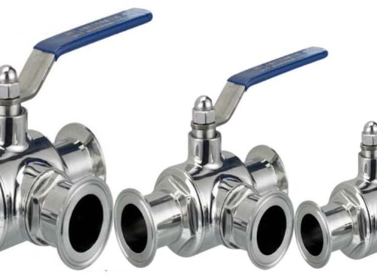 VAN BI INOX VI SINH  TAY GẠT 304|316 - EUROBINOX, EUROBINOX SANITARY STAINLESS STEEL BALL VALVE 304|316
