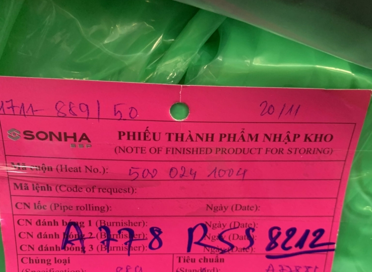 ỐNG HÀN INOX CÔNG NGHIỆP 304/304L A312/A778/JIS G3459/DIN