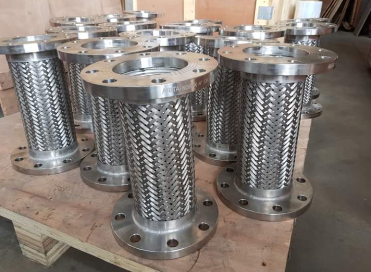 KHỚP NỐI MỀM INOX BÍCH THÉP | ARITA | SSFH-FE | DN50-DN250/STAINLESS-STEEL-FLEXIBLE-JOINT-FLANGE-END-SSFH-FE