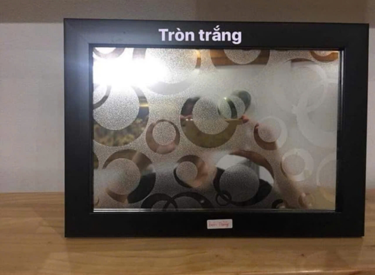 TẤM INOX HOA VĂN TRÒN TRẮNG