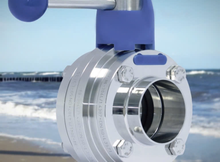 VAN BƯỚM INOX VI SINH M&S LOẠI CLASSIC