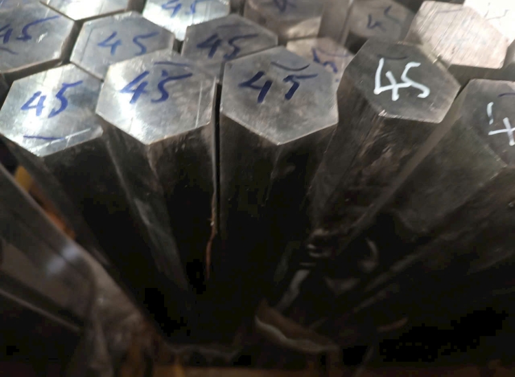 THANH LỤC GIÁC INOX 304|316 PHI 45|S304|316 Stainless Steel Hexagon Bar | Diameter 45mm