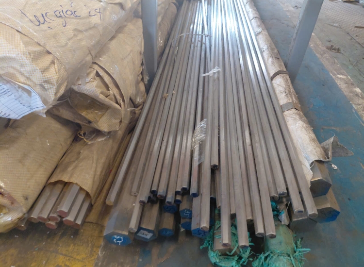 THANH LỤC GIÁC INOX 304|316 PHI 85|S304|316 Stainless Steel Hexagon Bar | Diameter 85mm